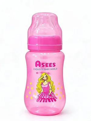 Pink Princess Baby Feeding Bottle 250 Ml