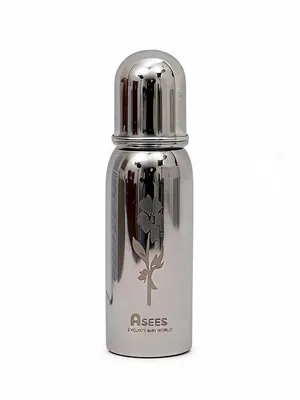 Silver Stainless Steel Feeding Bottle for Babies
