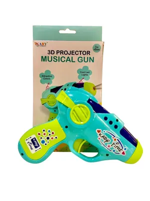 Abhiraj toys 3D Projector Music and Light Effect Toy gun with Image Projection for Kids Guns & Darts