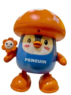 Abhiraj toys Penguin Musical Dancing Toy with Lights, Interactive Voice Recording Robot