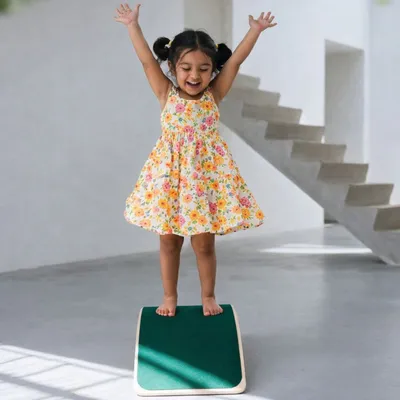 Wooden Balance Board for Kids – Non-Slip Balancing Board Game