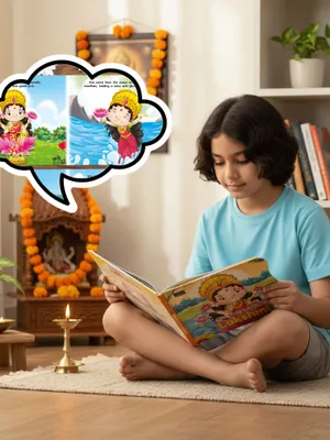 My First Shaped God Board Book – Illustrated Laxmi and Saraswati Hindu Mythology Story Book for Kids Pack of 2 - Age 2+ Yrs (Indian Gods and Goddesses)