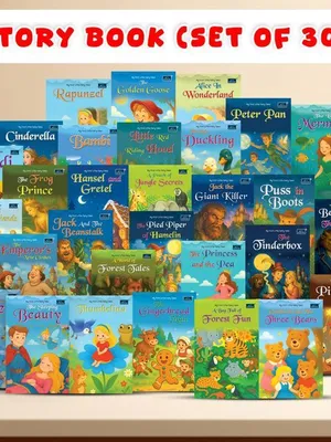 My First Little Fairy Tales Series -SET OF 30 Books Combo