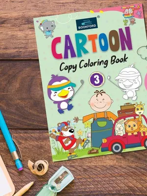 Cartoon Copy Coloring Book Part 3 Coloring Book For Kids