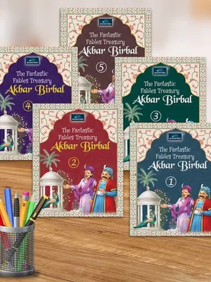 The Fantastic Fables Treasure Akbar Birbal Story Set Of 5 Books