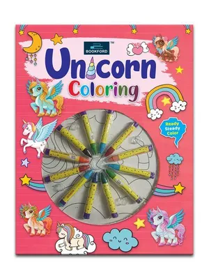 Ready Steady Unicorn Coloring Book For Kids