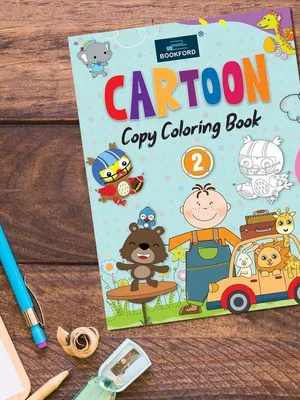 Cartoon Copy Coloring Book Part 2 Coloring Book For Kids
