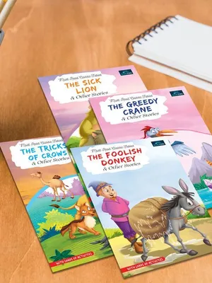 Must Read Classic Tales: Set of 4 Pocket Stories books - Timeless Adventures for Young Readers | story books for 1 year old