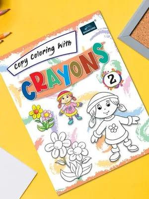 Copy Coloring With Crayons Book Part 2 Coloring Book For Kids