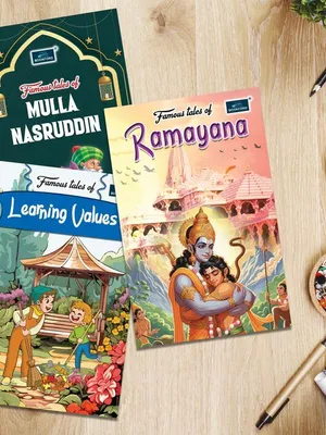 Famous Tales for Kids (Set of 3) - Learning Values, Mulla Nasruddin & Ramayana