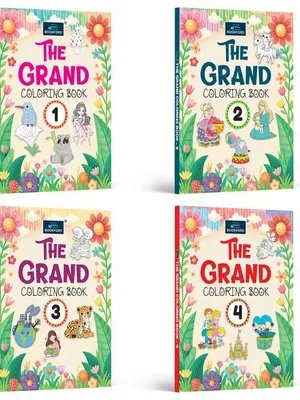 The Grand Coloring Book - Set of 4 books for kids