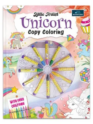 Little Artist Unicorn Copy coloring