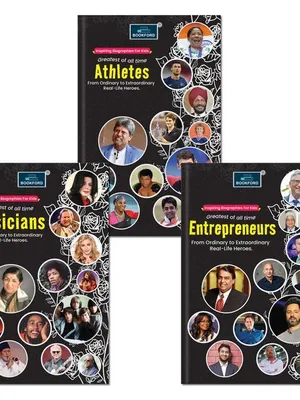 Inspiring biography For Kids Greatest of all time(Set of 3 books)-Athletes, Entrepreneurs , Musicians