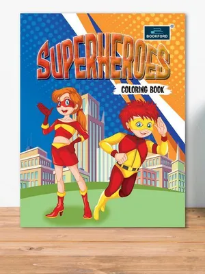 Super Heroes Coloring Book For Kids