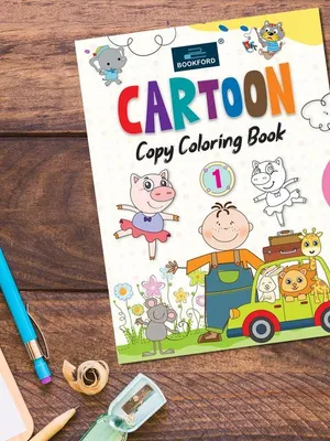 Cartoon Copy Coloring Book Part 1 Coloring Book For Kids