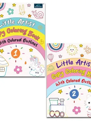 Little Artist Copy Coloring Book For Kids Set Of 2