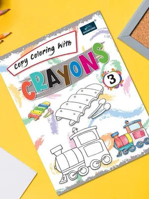 Copy Coloring With Crayons Book Part 3 Coloring Book For Kids