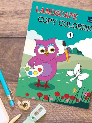 Landscape Copy Coloring Book Part 1 Coloring Books For Kids
