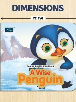 Wise Penguin Animal Shaped Story Board Book - Engaging And Educational Stories For Kids 3 To 8 Years. Hardcover,