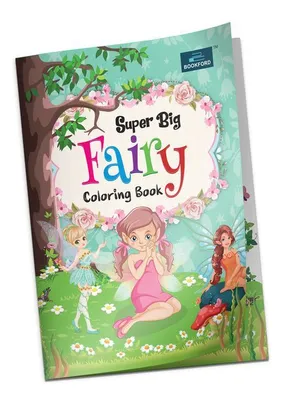 Super Big Coloring Book - Fairy For Kids