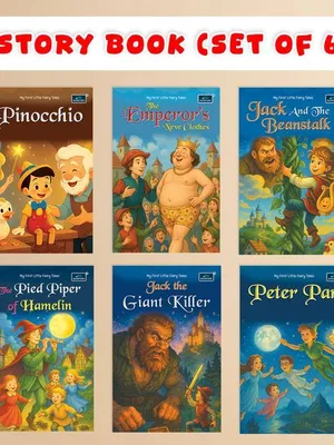 My First Little Fairy Tales Series (2) SET OF 6 Books Combo