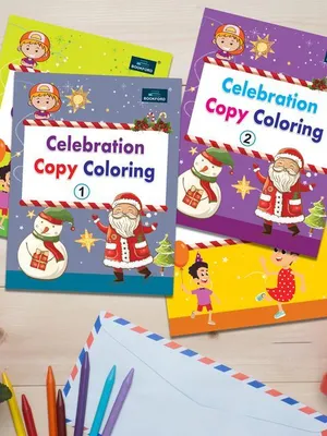Celebration Coloring Book For Kids With 64 Pages - Fun with Educational Colorful Imagery, Engaging Activities and Entertainment Drawing Books For 4 Books | kids colouring books [Paperback] BOOKFORD