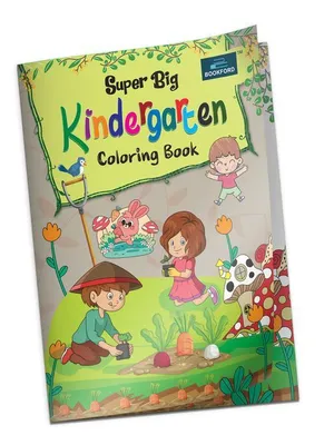 Super Big Coloring Book - Kindergarten For Kids