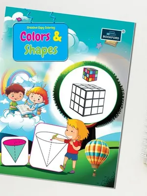 Creative Copy Coloring Book of Colours And Shapes For Kids