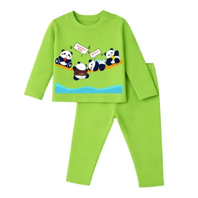 Cloud Soft Natural Cotton Unisex Baby & Kids Co-Ord Set — Playful Panda