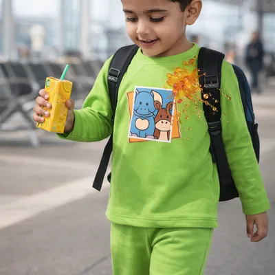 Soft & Comfortable Natural Cotton Unisex Baby & Kids Co-Ord Set — Elephant & Donkey