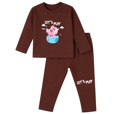 Adventure-Ready Natural Cotton Unisex Baby & Kids Co-Ord Set — Baby Rhino