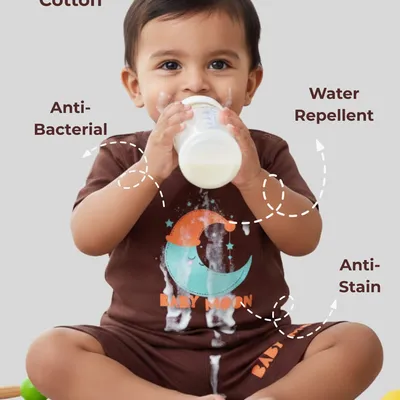 Worry-Free Natural Cotton Unisex Baby & Kids Co-Ord Set — Baby Moon