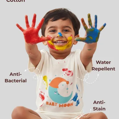Worry-Free Natural Cotton Unisex Baby & Kids Co-Ord Set — Baby Moon