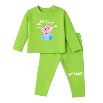 Adventure-Ready Natural Cotton Unisex Baby & Kids Co-Ord Set — Baby Rhino