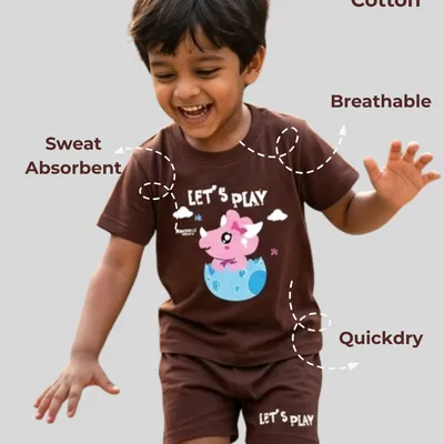 Cloud Soft Natural Cotton Unisex Baby & Kids Co-Ord Set — Baby Rhino