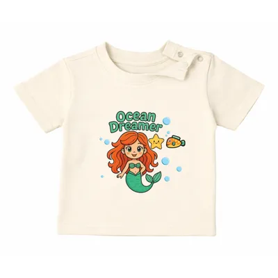 Fashionable Supergirl Tee | Stain-Free Sweat-Wicking | White | Fashion Collection | 3-5Y — Ocean Dreamer