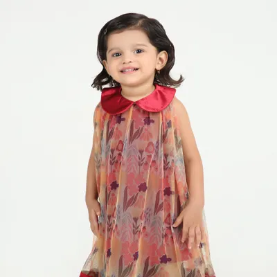 Floral Printed A-Line Dress –  Stylish Party Looks