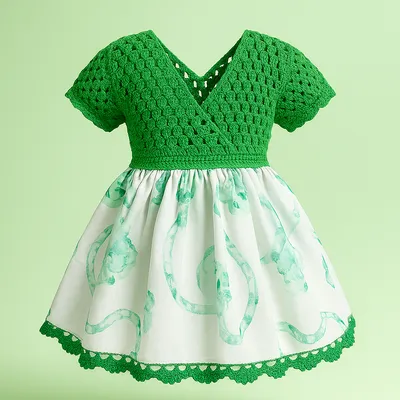 Sunny Crochet Frock — Sunny Garden Dress