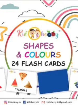 Colours And Shapes Flash Cards For Kids