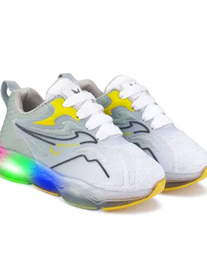 Bersache Kids LED Sole Sneakers | Cushioned Lightweight Sports & Walking Shoes