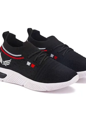 Bersache Kids Knitted Sports Sneakers | Breathable Lightweight Slip-On Walking Shoes