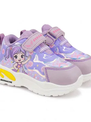 Bersache Kid's Velcro Sneakers | Cushioned Easy-Wear Everyday Shoes