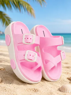 Bersache Classic Casual Slipper with Regular wear with Ultra Soft & Flexibility Technology Sandal for Kids 's
