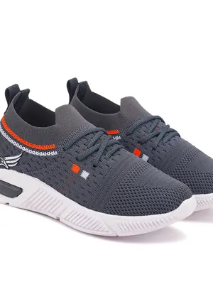 Bersache Kids Knitted Sports Sneakers | Breathable Lightweight Slip-On Walking Shoes