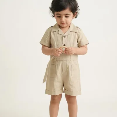 Beige Jumpsuit