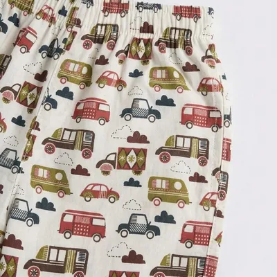 Vehicle Print Cotton Co-ord Set