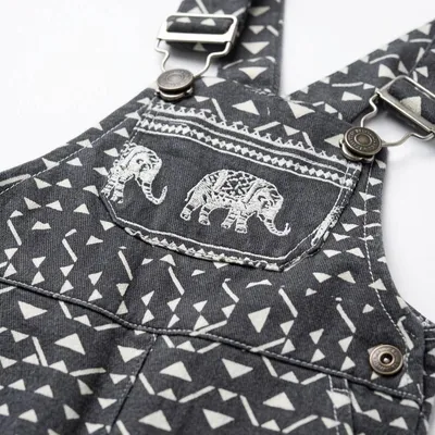 Elephant Print Dungaree