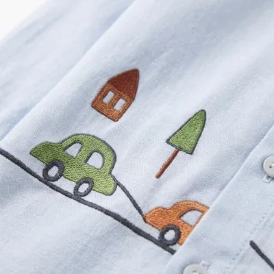 Car Ride Hand Painted Shirt