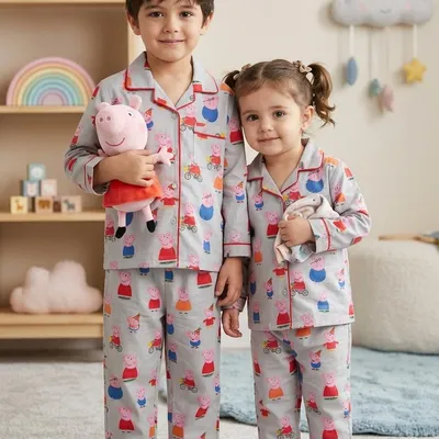 Peppa Party Cotton Night Suit