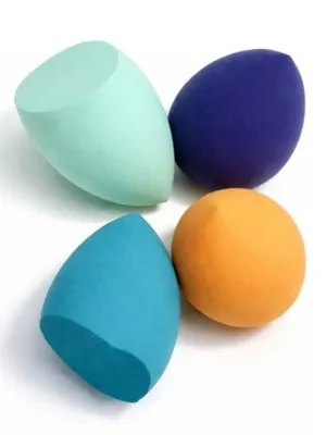 Beauty Blender for Makeup | Reusable | Multi-Use Beauty Blender | Easy to clean | Maintain & Store II Latex-Free Sponge II Suitable for Sensitive Skin (Multicolor)